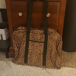 Leopard Print Weekender Bag